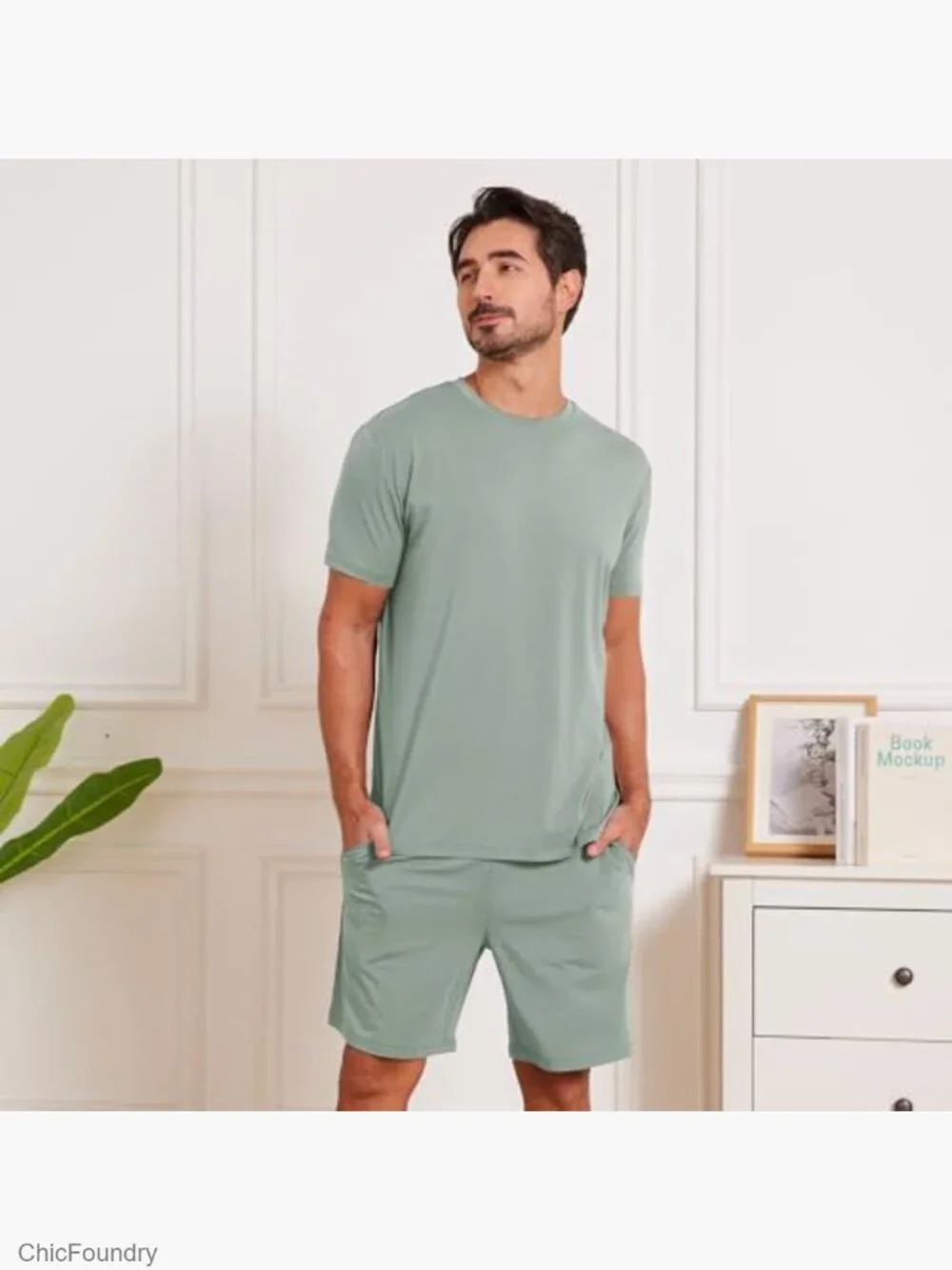 Men's Ultra Soft Bamboo Pajama Set - Lightweight Lounge Sleepwear